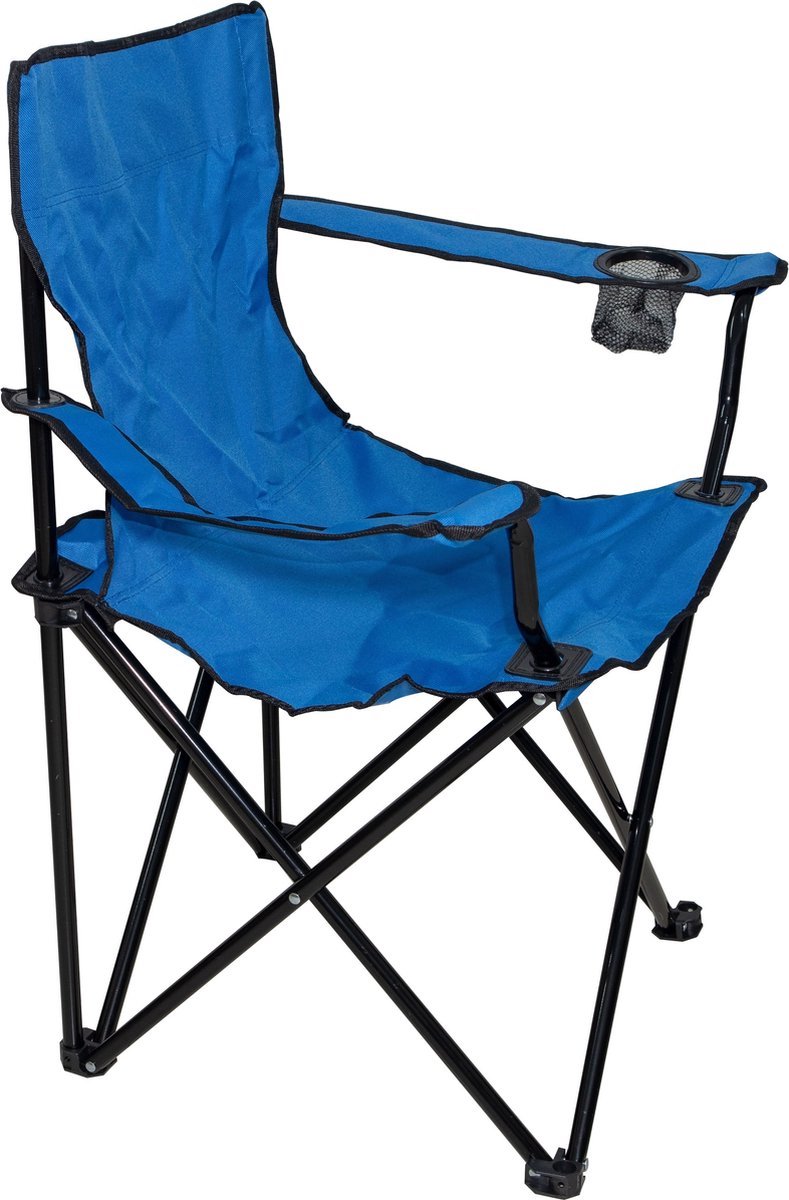 MaxxGarden Campingstoel - Campingstoel Opvouwbaar - Vouwstoel - Aluminium - Blauw