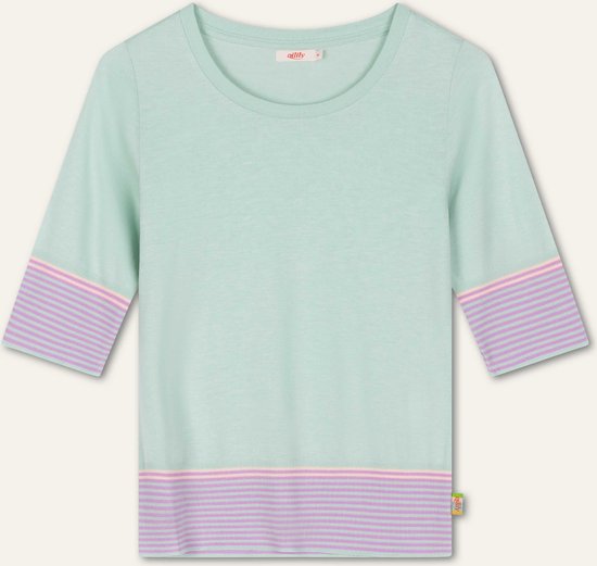 Tulip jersey T-shirt short sleeves 50 Blue Haze Blue: L