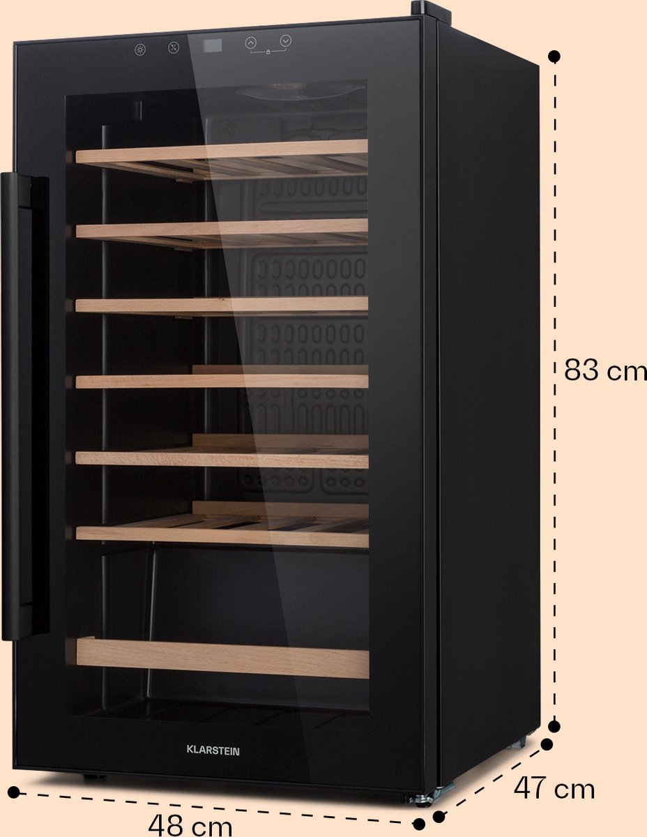 Barossa 32 Uno wijnkoelkast 1 zone 95 liter / 36 flessen - afbeelding 3