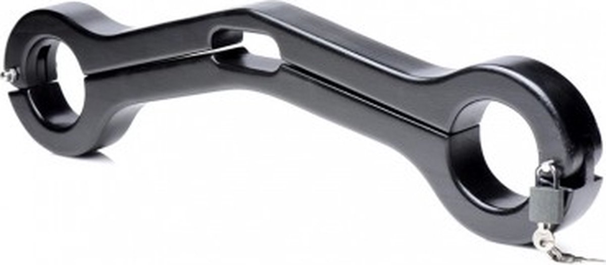 Nooitmeersaai - Handboeien + bal stretcher - zwart