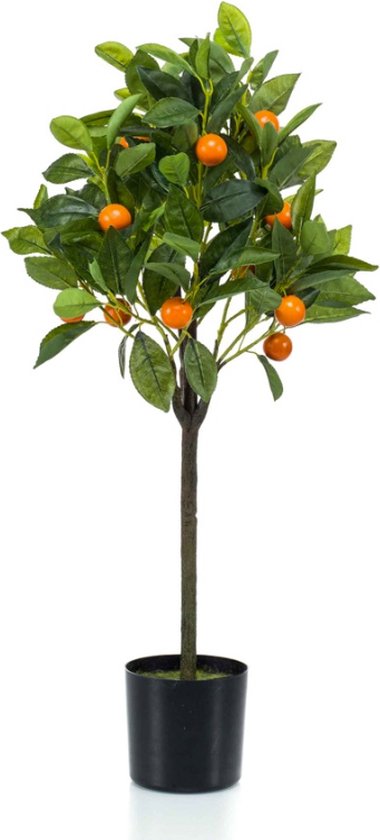 Kunstplant Sinaasappelboom in pot groen H 115 cm kopen! | HORNBACH