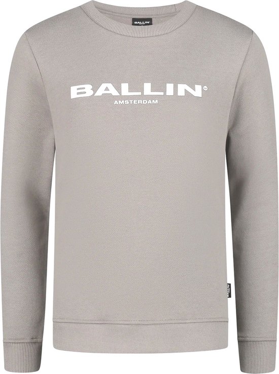 Ballin Amsterdam - Jongens Slim Fit Sweater - Bruin - Maat 116
