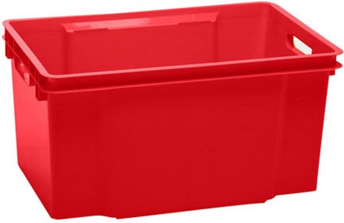 Allbert opbergbox Crownest 50L True red (donkerrood) 58.7X39X30CM