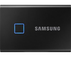 Samsung Portable T7 Touch – Externe SSD – USB C 3.2 – Inclusief USB C en USB A kabel – 2 TB – Zwart