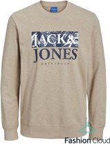 Jack & Jones Rayon Sweat Crew Neck Crockery MULTICOLOR XL