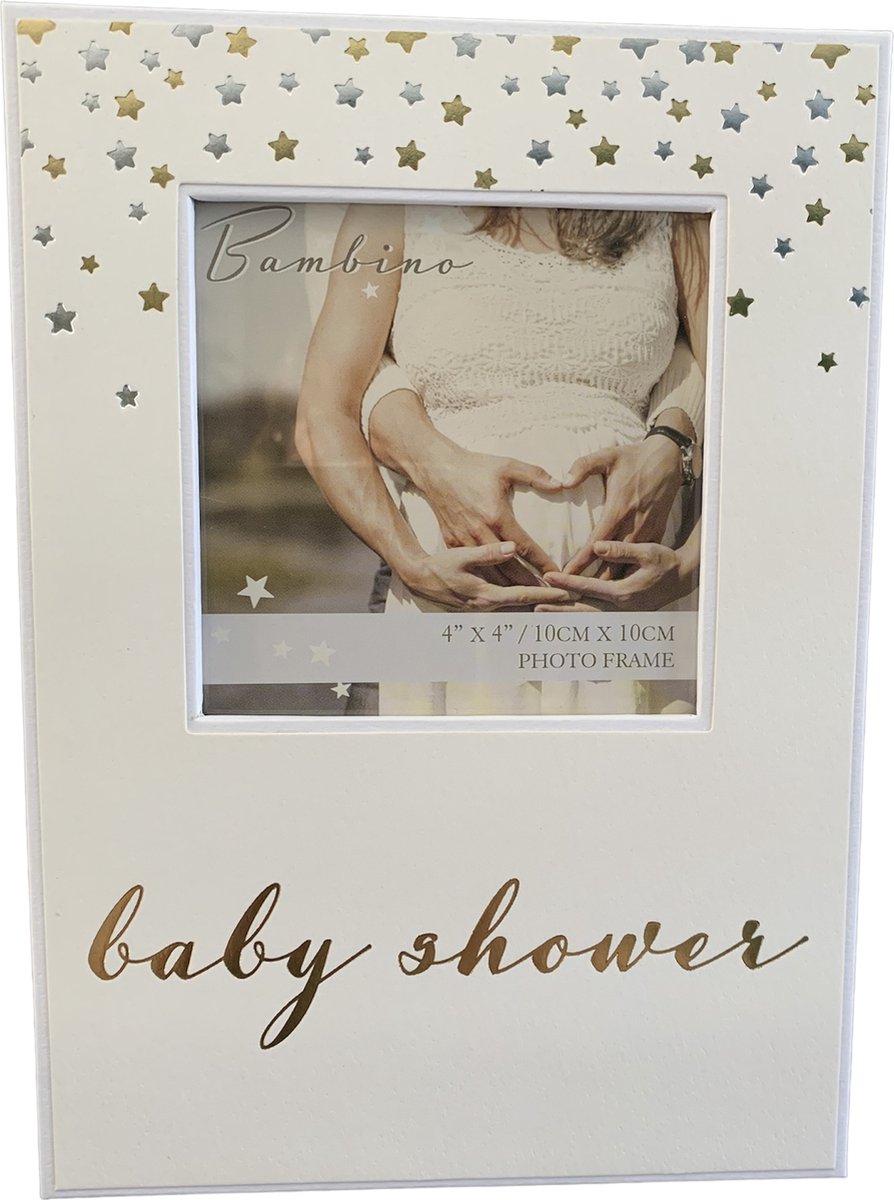 Fotolijst baby shower stars creme van Bambino by Juliana