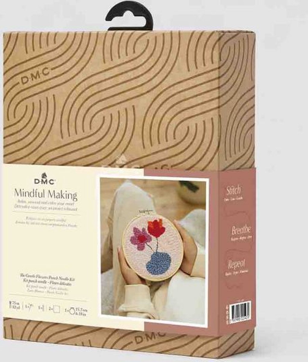 DMC Punch needle kit The Gentle Flowers. bol