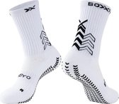 Grip Socks Voetbal SoxPro Wit (Taille 39-45) Chaussettes de sport anti-ampoules