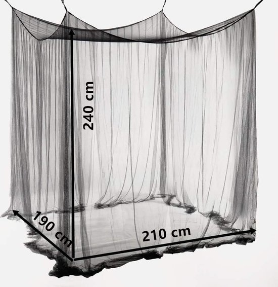 Nordix Hixa Klamboe Muskietennet Anti Muggen Roze Goud 60x60x250cm Kinderkamer Muggennet