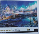 Puzzel 1000 stuks 70cm x 50cm - Snow Night Aurora
