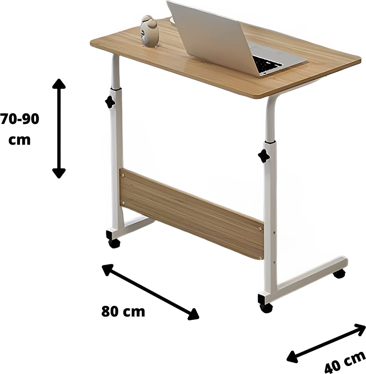 Betrouwbaar Broer Vorige Bijzettafel - Laptop Tafel - Bedtafel - Bureautafel - Computertafel  -Laptoptafel -... | bol.com