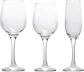 alpina Glasservies - 12 Stuks - Rode Wijn/ Witte Wijn/ Champagne - Glazenset