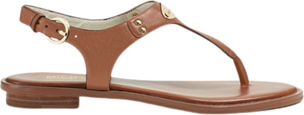 Michael Kors MK Plate Thong Dames Sandalen - Luggage - Maat 40