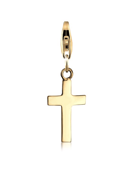 Nenalina Charm Symbole Croix - Argent 925 plaqué or