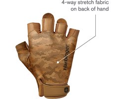 Harbinger Harbinger Pro Gloves - Fitness Handschoenen Heren & Dames - Licht & Flexibel - L - Unisex - Camo - Gym & Crossfit Training - Krachttraining