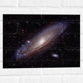 Muursticker - Galaxy Foto van Sterren op de Melkweg - 40x30 cm Foto op Muursticker