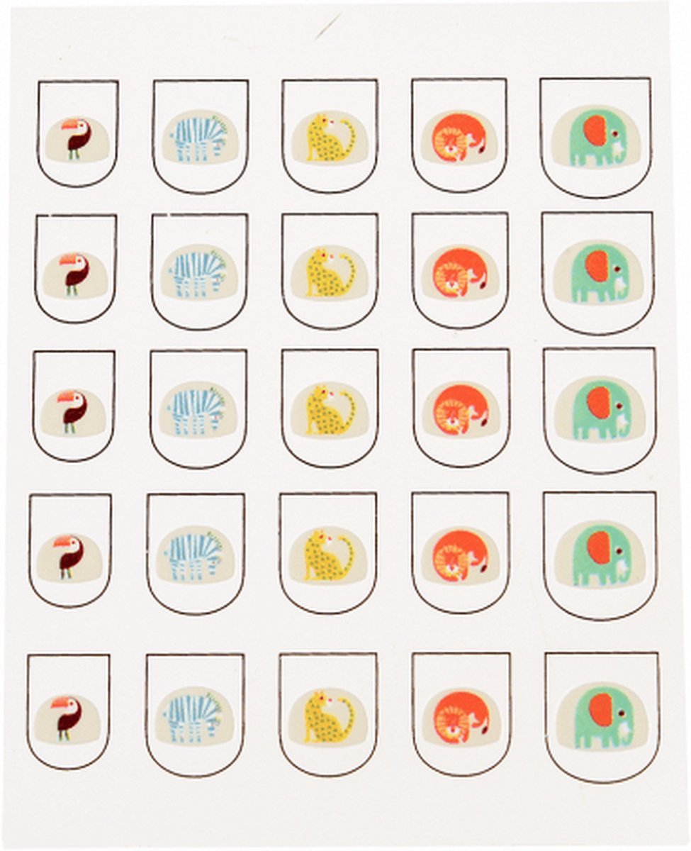 Goedkoopste Wild Wonders - Nagelstickers