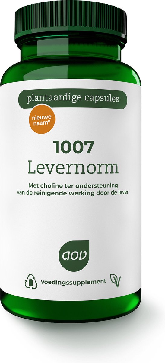 Goedkoopste AOV 1007 Levernorm - 60 vegacaps - Voedingssupplementen