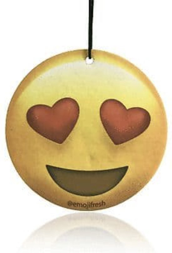 CGB Emoji Smiling Face with HeartEyes Pack of 2 Air Fresheners