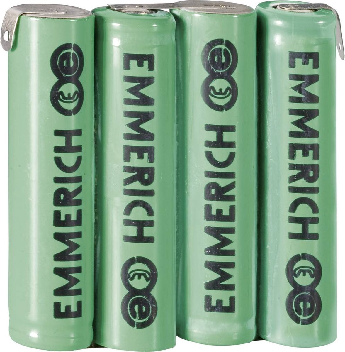 Emmerich 4AAA-ZLF Accupack Aantal cellen: 4 Batterijgrootte: AAA (potlood) Z-soldeerlip NiMH 4.8 V 800 mAh