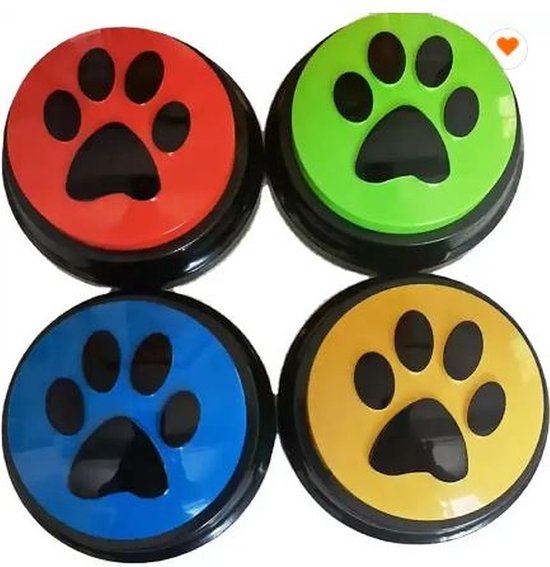 6 With Mat & Stickers Voice Recording Pet Buttons