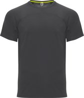 T-shirt sport gris foncé unisexe 'Monaco' marque Roly taille XS