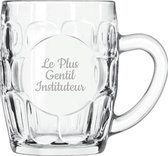 Bierpul gegraveerd - 55cl - Le Plus Gentil Instituteur
