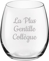 Drinkglas gegraveerd - 39cl - La Plus Gentille Collègue
