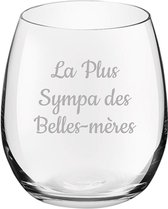 Drinkglas gegraveerd - 39cl - La Plus Sympa des Belles-mères