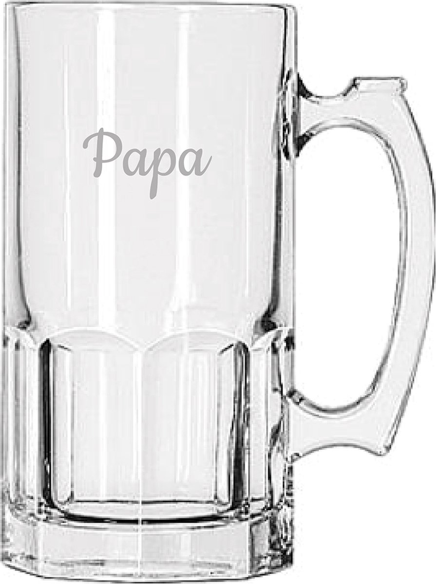 Bierpul gegraveerd - 1ltr - Papa
