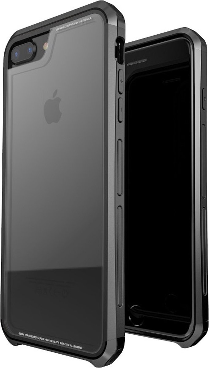 Luphie Double Dragon Tempered Back Case - Geschikt voor Apple iPhone 7/8 Plus (5.5