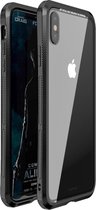Luphie Double Dragon Tempered Back Case - Geschikt voor Apple iPhone X/XS (5.8") - Zwart