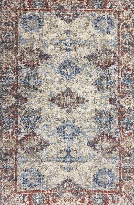 Aledin Carpets Shiraz - Vintage - Tapis 200x300 CM - Poils Ras - Tapis de Salon
