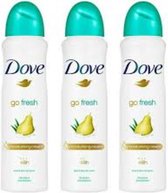 Dove Deo Spray Peer & Aloë Vera - Voordeelverpakking 3 x 150 ml