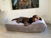 Dog's Companion Hondenkussen / Hondenbed - M - 90 x 70 cm - Soft Velvet Grey