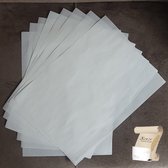 Sterke vetvrij papier/ Ersatzpapier voor vettige producten - 20 vellen - 100x100 cm