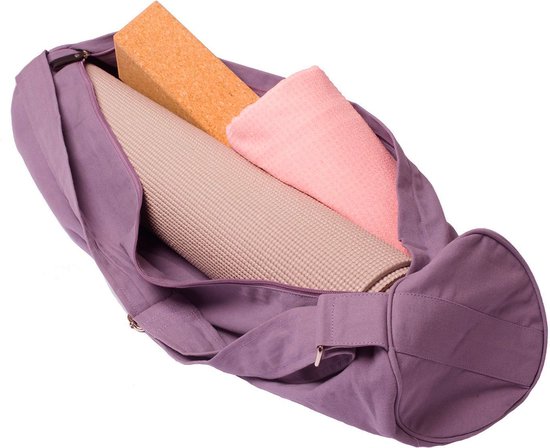 Yogatas katoen eco lavendelpaars - Lotus van Lotus — afbeelding 3