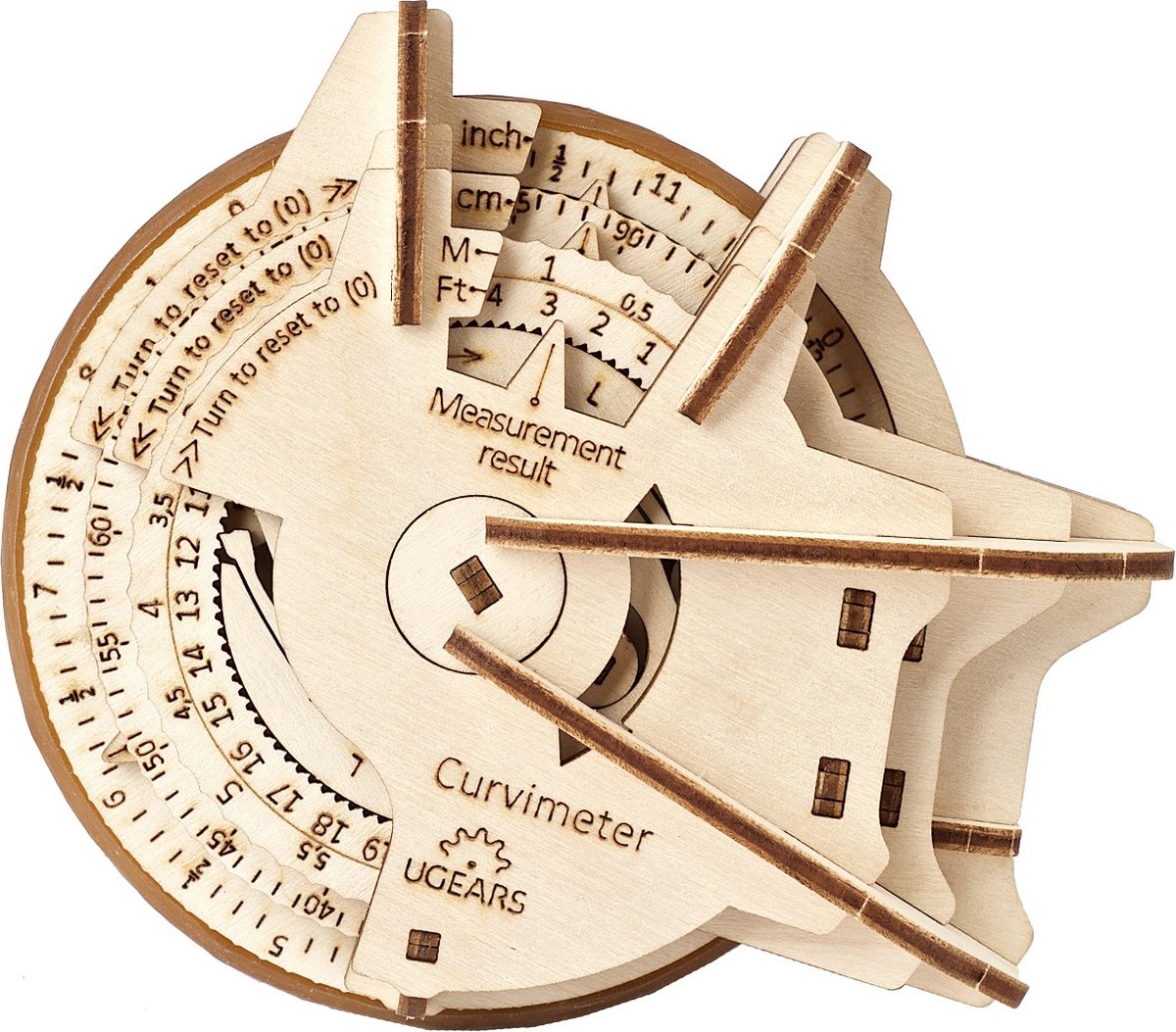 UGEARS Houten 3D Model - Stem Lab - Krommingsmeter
