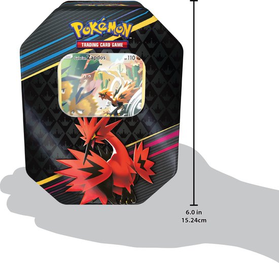 Thumbnail van een extra afbeelding van het spel Pokémon Sword & Shield: Crown Zenith - Special Art Tin Zapdos - Pokémon Kaarten