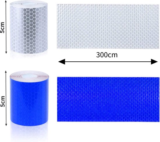 YXSF Reflecterend Zelfklevend Plakband Fluorescerend Geel - 5 cm x 10 m Waterdicht (Hoge Zichtbaarheid) voor Veiligheidsdoeleinden