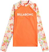 Billabong - UV-rashguard voor meisjes - Lange mouw - Swim - Oranje - maat 140-146cm