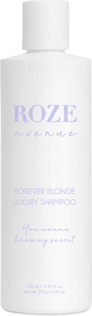 Roze Avenue Forever Blonde Luxury Shampoo 250ml - Zilvershampoo vrouwen - Voor Alle haartypes