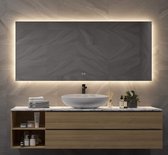 Schaere - badkamerspiegel met indirecte verlichting - verwarming - instelbare lichtkleur - dimfunctie - 90x70cm 180x70 cm