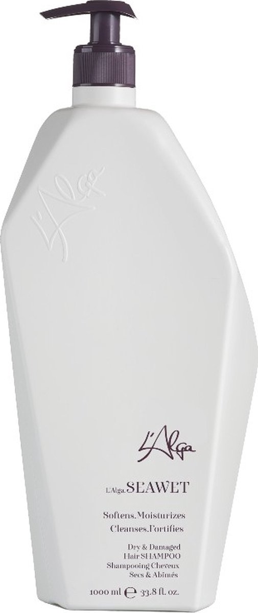 L'Alga Seawet Shampoo 1000ml - Normale shampoo vrouwen - Voor Alle haartypes