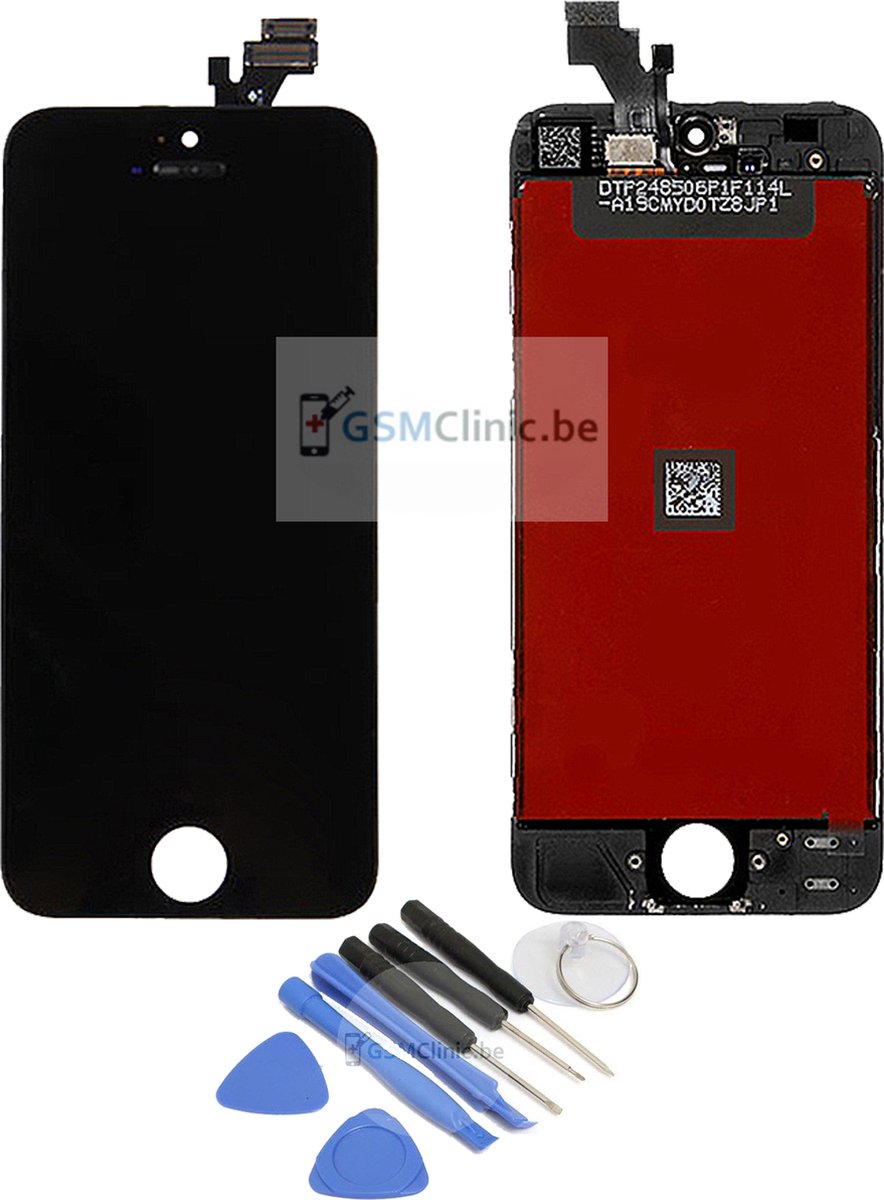 Voor Apple iPhone 5 - AAA+ LCD scherm Zwart & Screen Guard + Tools