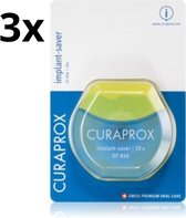 Curaprox DF 846 Implant Saver Flosdraad - 3 x 30 stuks - Voordeelverpakking