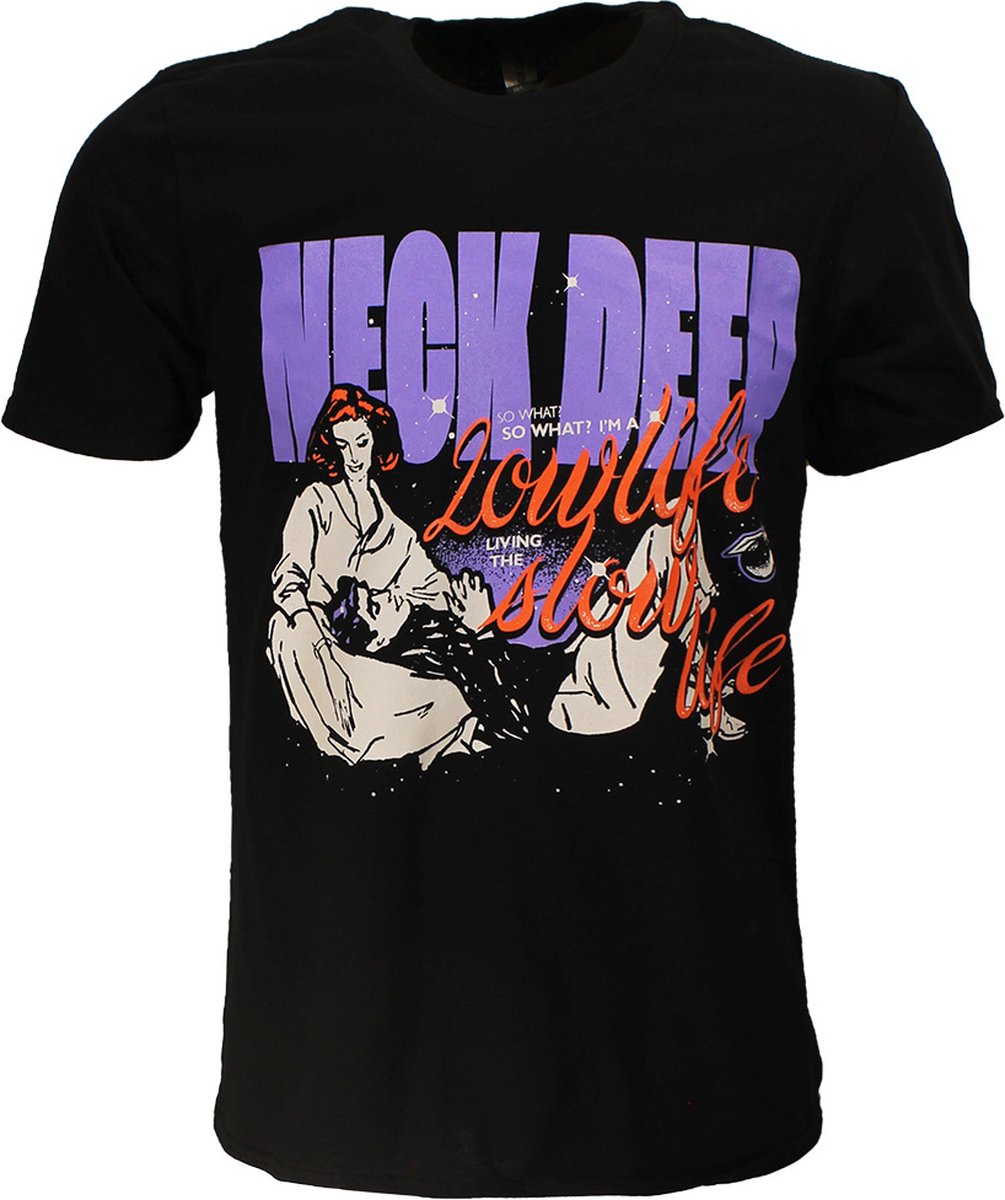 Neck Deep Lowlife Couple T-Shirt - Officiële Merchandise - XXL