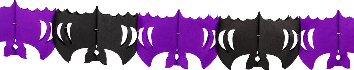 Vleermuizenslinger paars/zwart (6m)