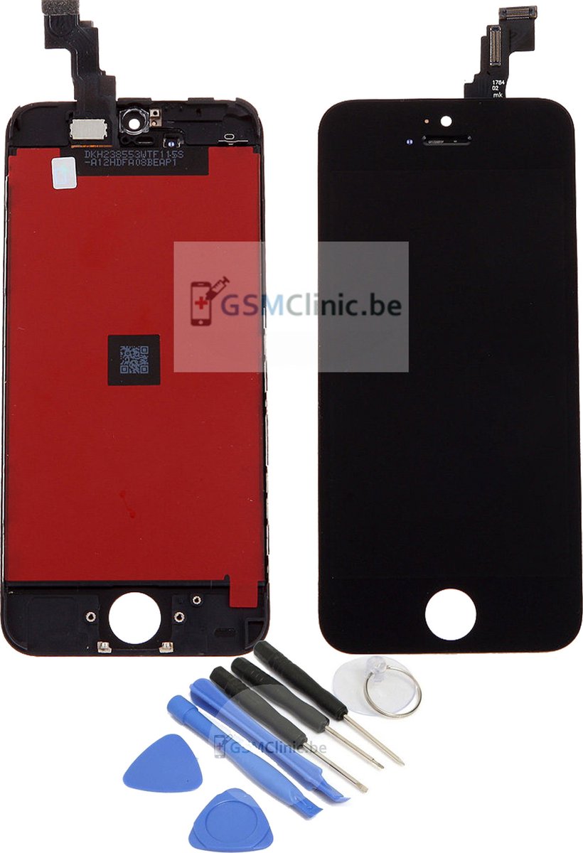 Voor Apple iPhone 5C - AAA+ LCD scherm Zwart & Screen Guard + Tools