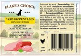 FLAKE'S CHOICE 900 gram - hondenworst - gestoomd - kip - graanvrij - 10 stuks